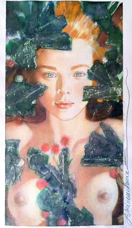 En vente - Nature temporelle par Andréi Arinouchkine - Illustration originale