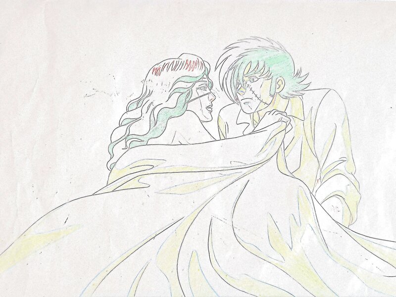 Black Jack, Black Jack et jeune femme (Tezuka Productions, circa 1993) - Sketch