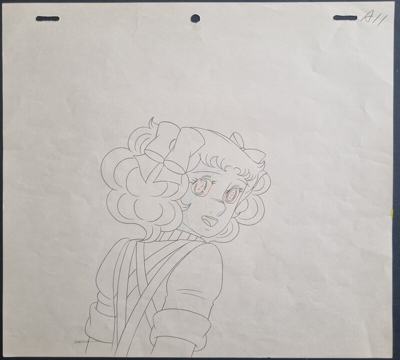 studio Toei Animation, Tetsuo Imasawa, Kyōko Mizuki, Yumiko Igarashi, Candy - crayonné de production - Original art