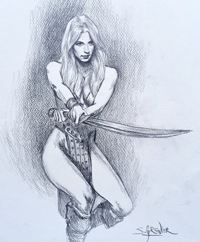 En vente - Valerya Tribute par Sébastien Grenier - Illustration originale