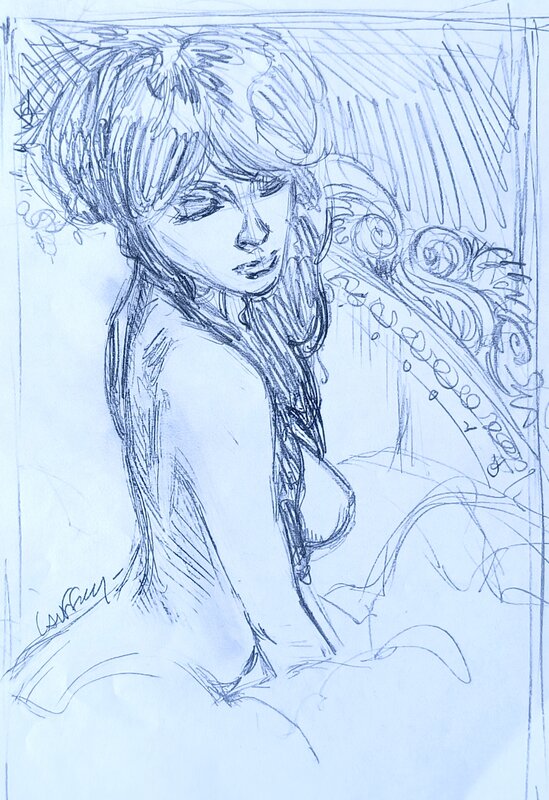 En vente - Ornement par Mathieu Lauffray - Illustration originale
