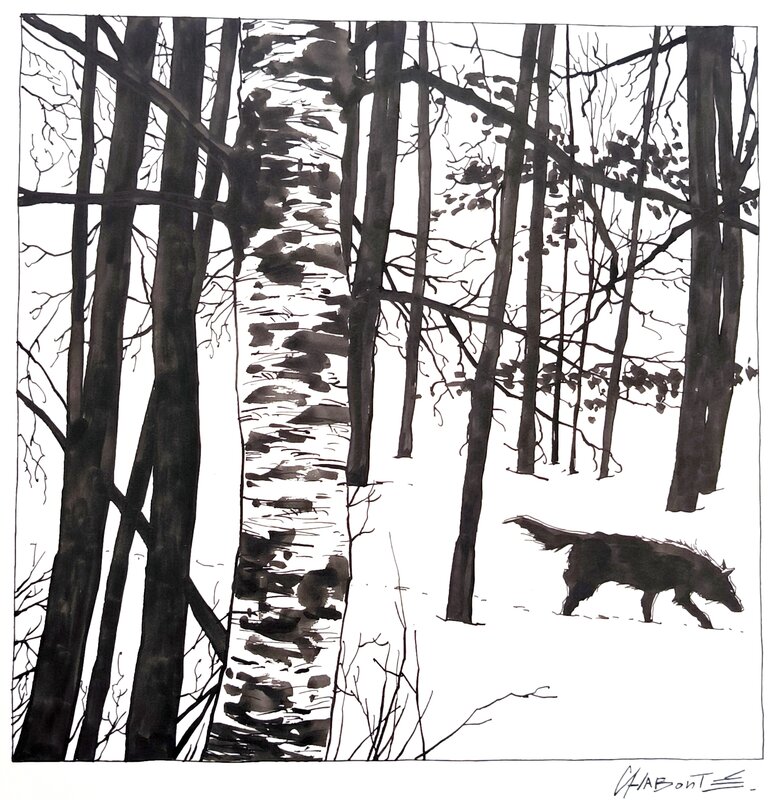 For sale - Obscurité enneigée by Christophe Chabouté - Comic Strip