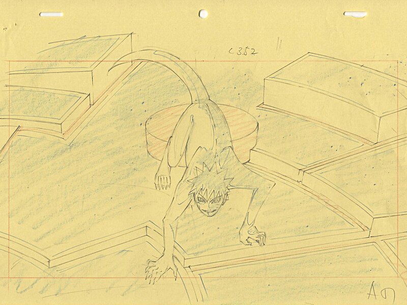 Masashi Kishimoto, Hayato Abe, Naruto Jinchûriki  Studio Pierrot 2002-2017 - Sketch
