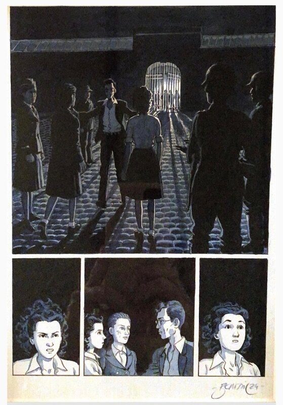 Dominique Bertail, Planche originale 82 Madeleine Résistante Tome 3 - Comic Strip