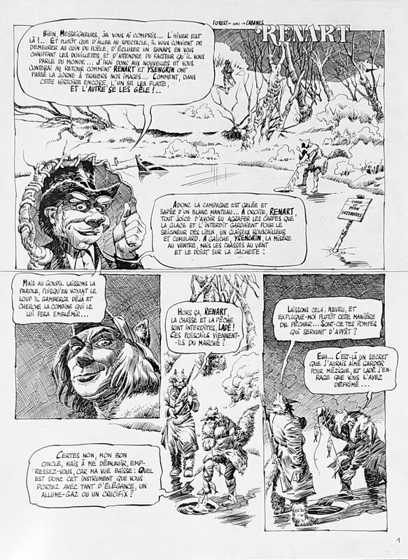 Le roman de Renart by Max Cabanes, Jean-Claude Forest - Comic Strip