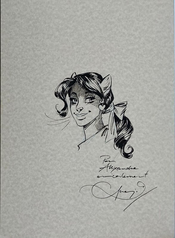 Juanjo Guarnido, Dédicace sur TT Blacksad and Friends - Sketch
