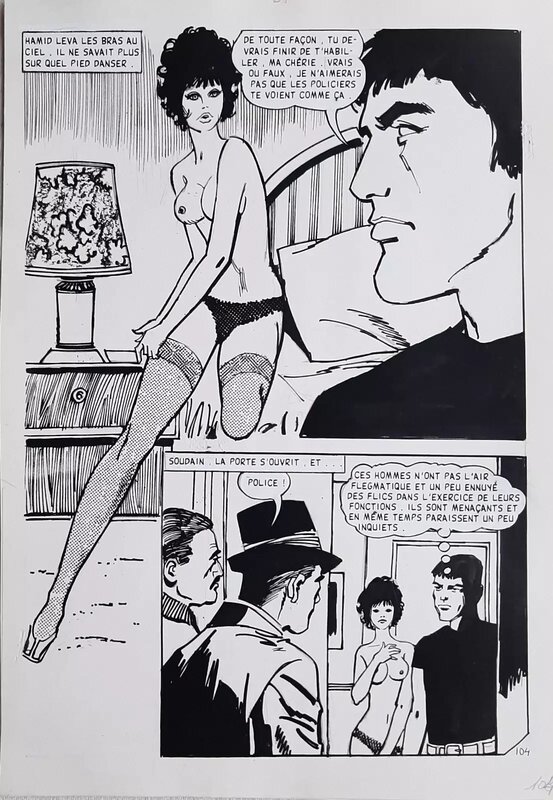 Cándido Ruiz Pueyo, Planche 104 de M. Suzuki a des émotions fortes - Comic Strip
