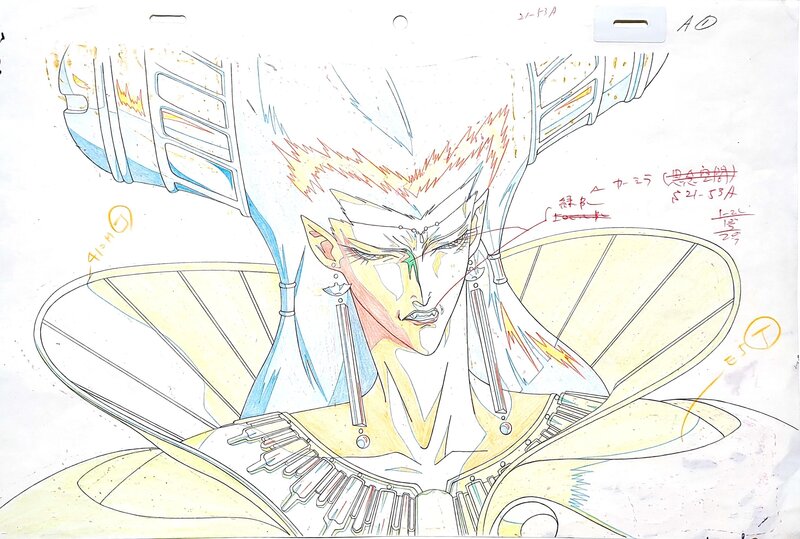 Yoshihaki kawajiri, Vampire Hunter D, Carmilla, Doga A1 (Madhouse, 2000) - Dédicace