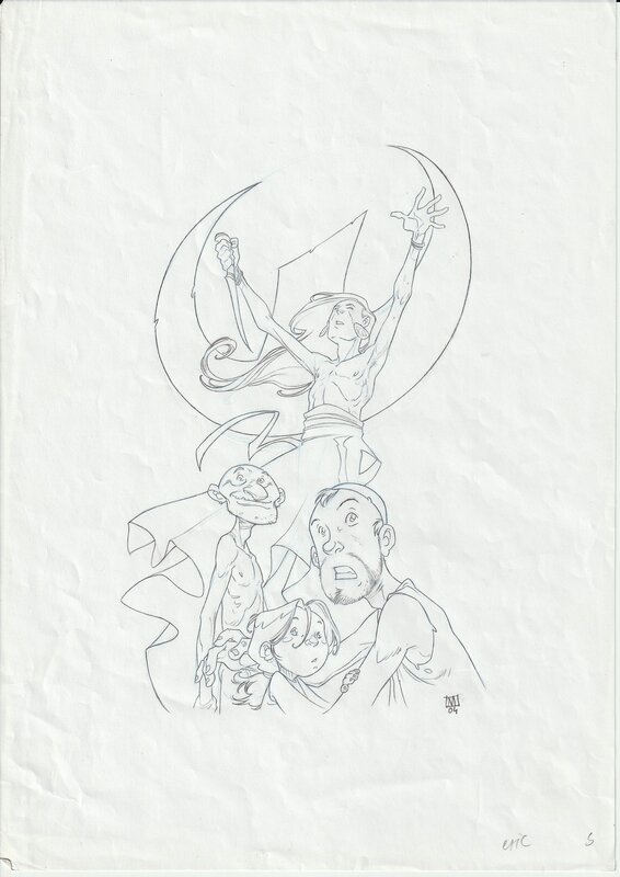 Virginie Augustin, Alim Le Tanneur (Alim de leerlooier) - Illustration originale