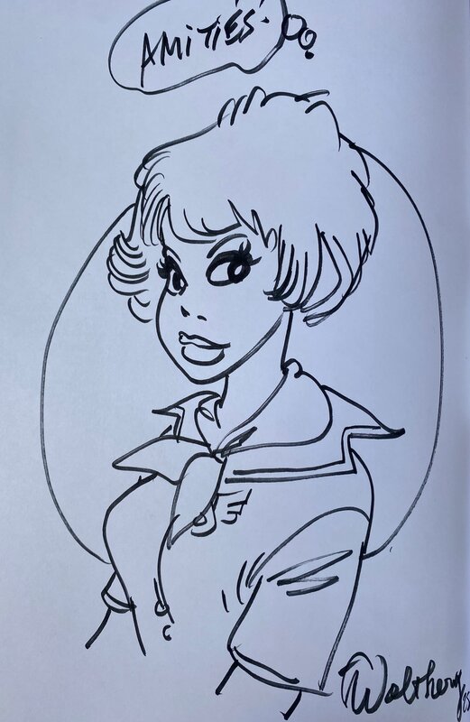 François Walthéry, illustration originale, Natacha, 
