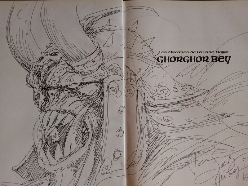 Olivier Ledroit, Chroniques de la lune noire - Sketch