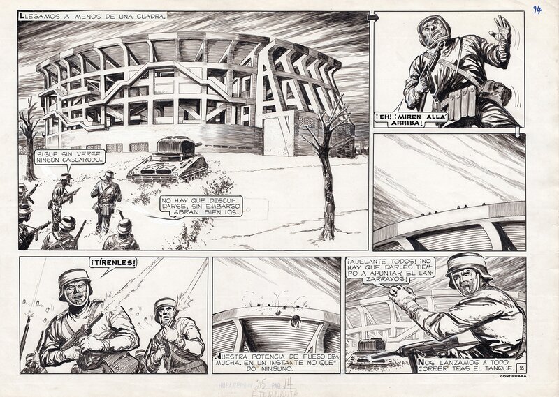 Francisco Solano Lopez, Hector Oesterheld, El ETERNAUTA I - Episode 25 page 5 - Comic Strip