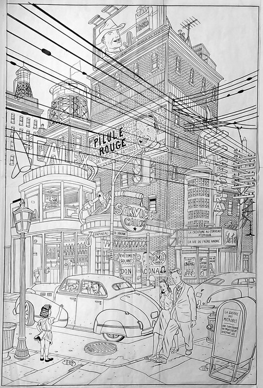 Grégoire Bouchard, Vers les mondes lointains. Très grand format - Comic Strip