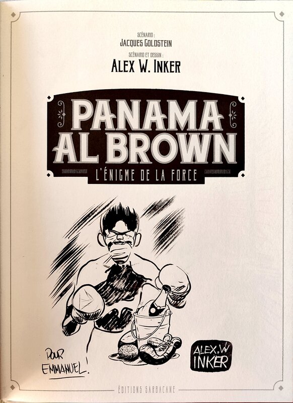 Alex W. Inker, Panama Al Brown 2025mai14 - Dédicace