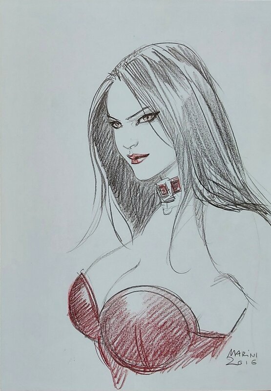 Camilla by Enrico Marini - Original Illustration