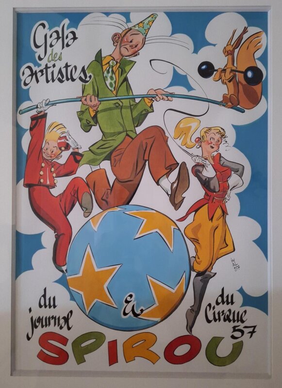 Alec Severin - Hommage Spirou - Illustration originale