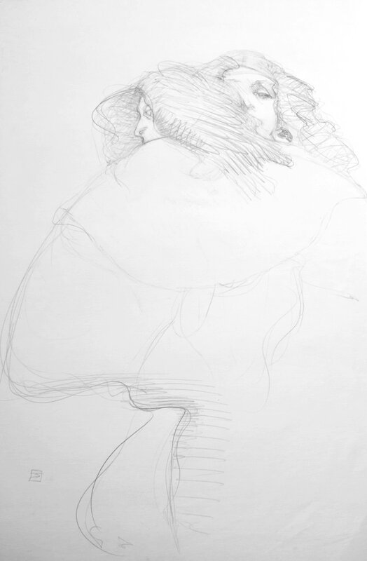 For sale - Un Couple par Jeffrey Catherine Jones - Original Illustration