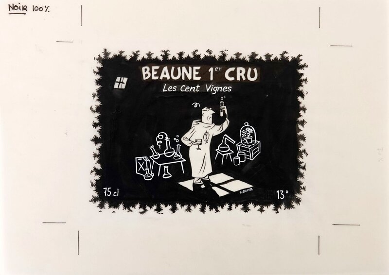 Beaune 1er Cru by Émile Bravo - Original Illustration