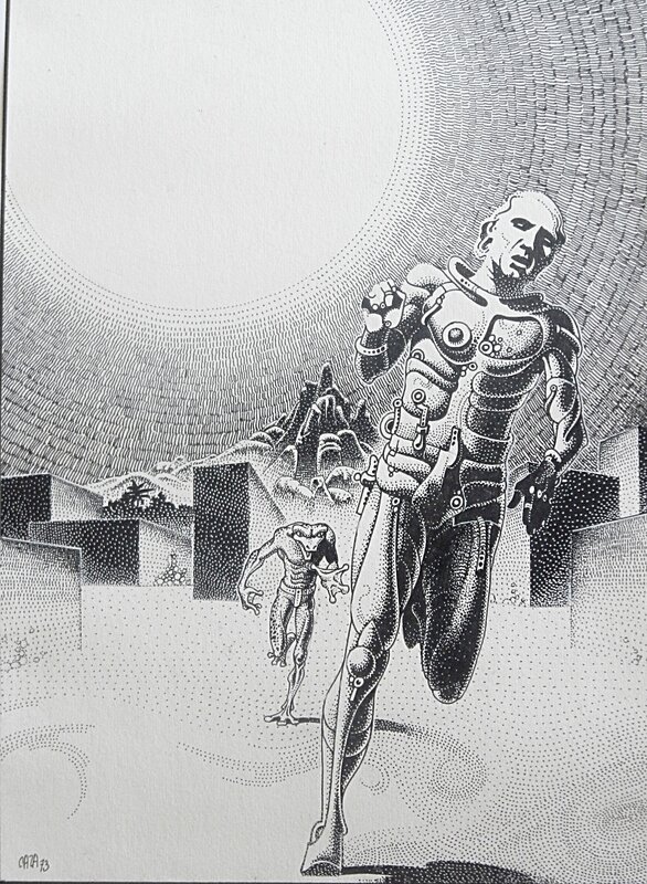Caza, Le circuit de l'éternité - Original Illustration
