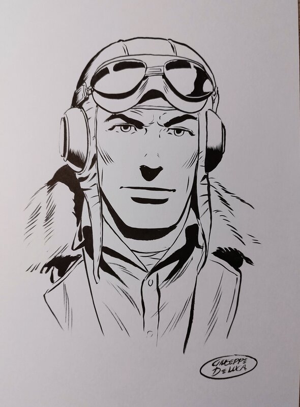 Giuseppe De Luca, Buck Danny noir & blanc - Comic Strip