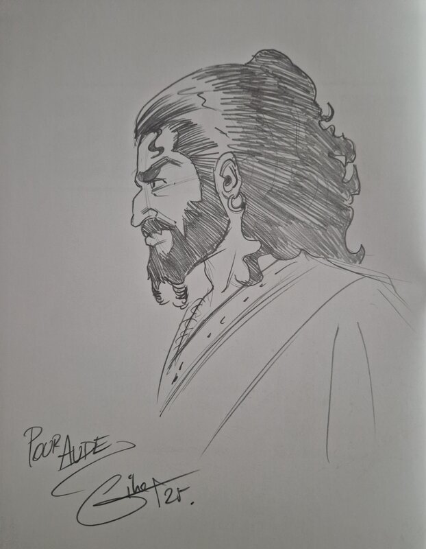 Dédicace de Gihef dans Titans tome 4 - Sketch