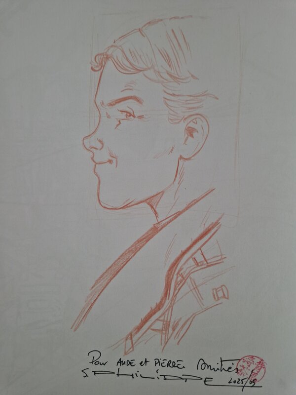 Dédicace de Philippe dans Buck danny tome 61 - Sketch