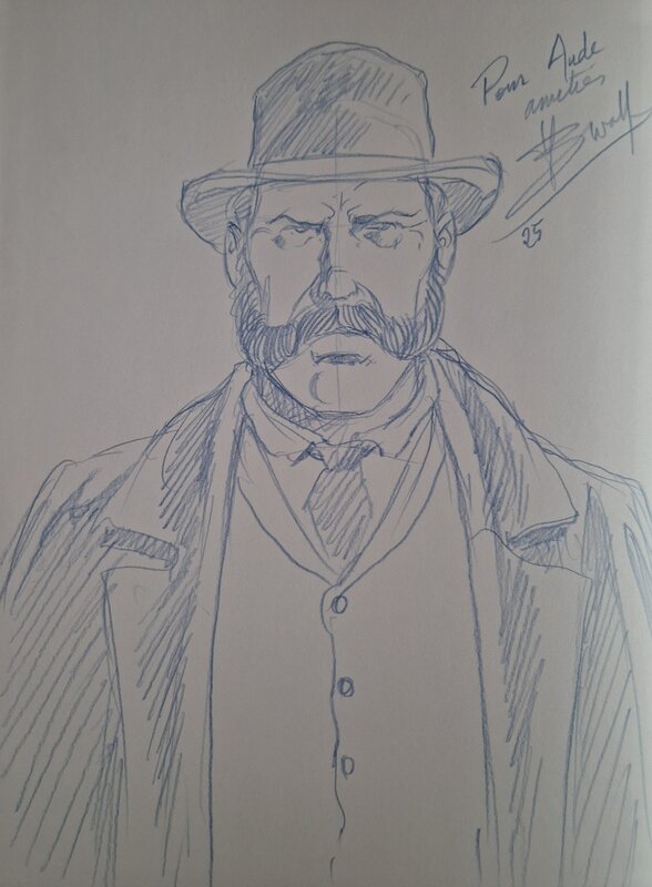 Dédicace de Swolfs dans Lonesome tome 4 - Sketch