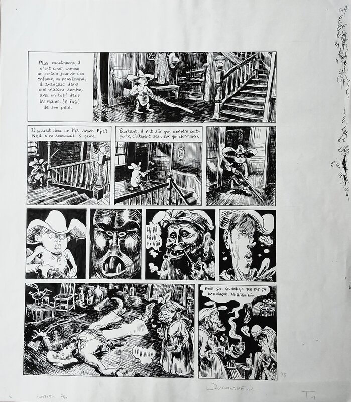 Big Foot par Nicolas Dumontheuil - Planche originale
