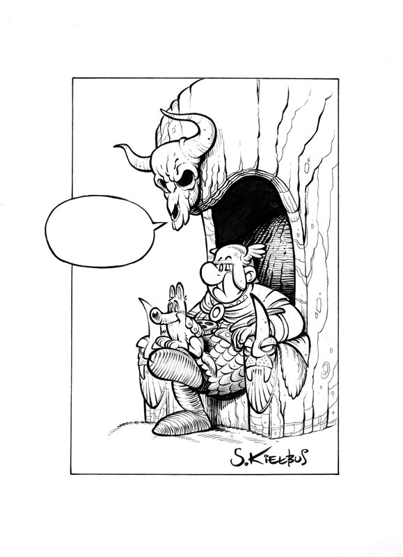 Kayko et Kokosh by Slawomir Kiełbus - Original art