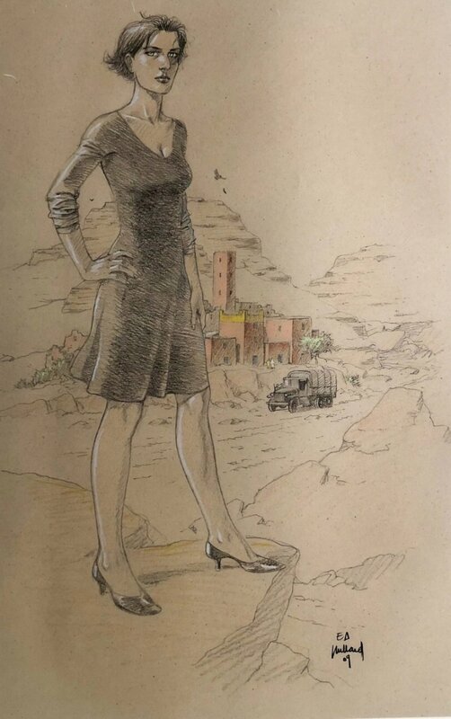 Rehaut de Juillard. Lena - Original Illustration