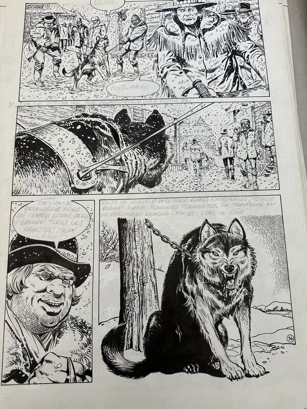 White Fang par César Spadari, Jack London - Œuvre originale