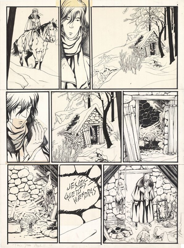 Yslaire, Balac, Yann, Sambre - Je sais que tu viendras... (V1) - Planche originale