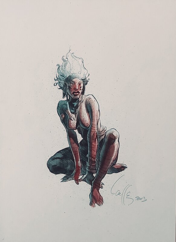 Alien par Mathieu Lauffray - Illustration originale