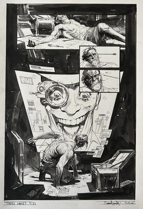 Sean Gordon Murphy, Image Comics, Tokyo Ghost #4, page 21, 2015. - Planche originale