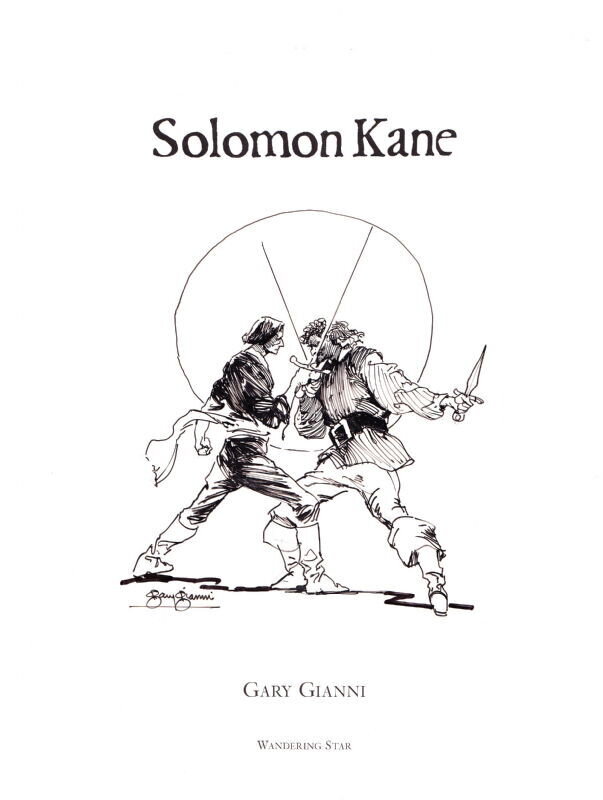 Gary Gianni, Solomon Kane Portfolio Illustration - Illustration originale