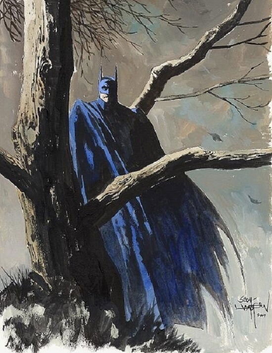 Batman by Scott Hampton - Original Illustration