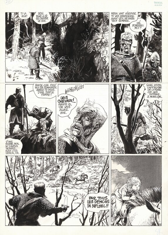 Thorgal Louve by Grzegorz Rosinski - Comic Strip