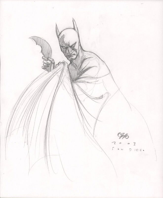 Batman by Frank Cho - Sketch