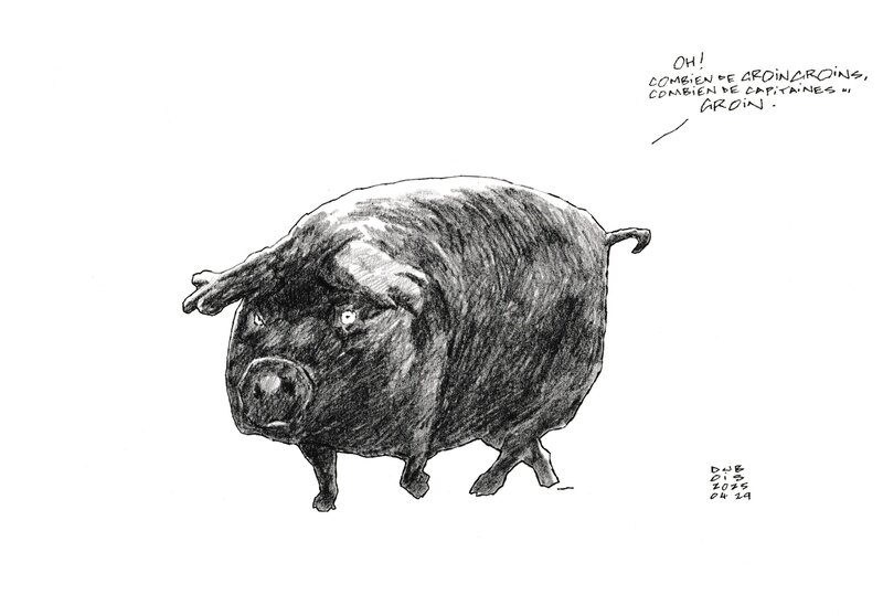 For sale - Stéphane Dubois, Illustre 2025 04 29-2 - Original Illustration