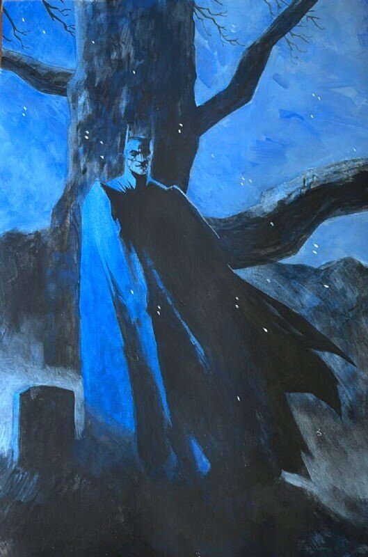 Batman by Scott Hampton - Original Illustration
