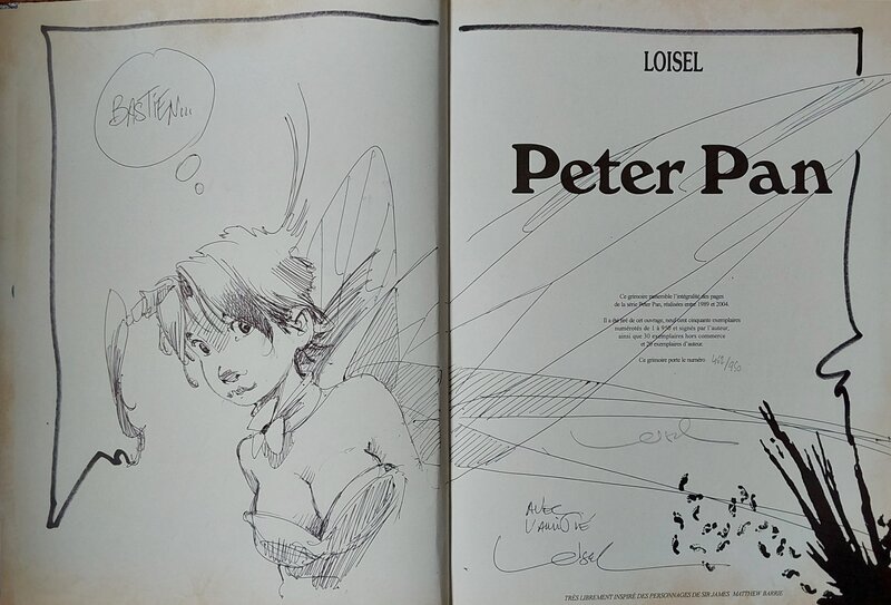 Régis Loisel, Clochette sur TT - Peter Pan - Sketch