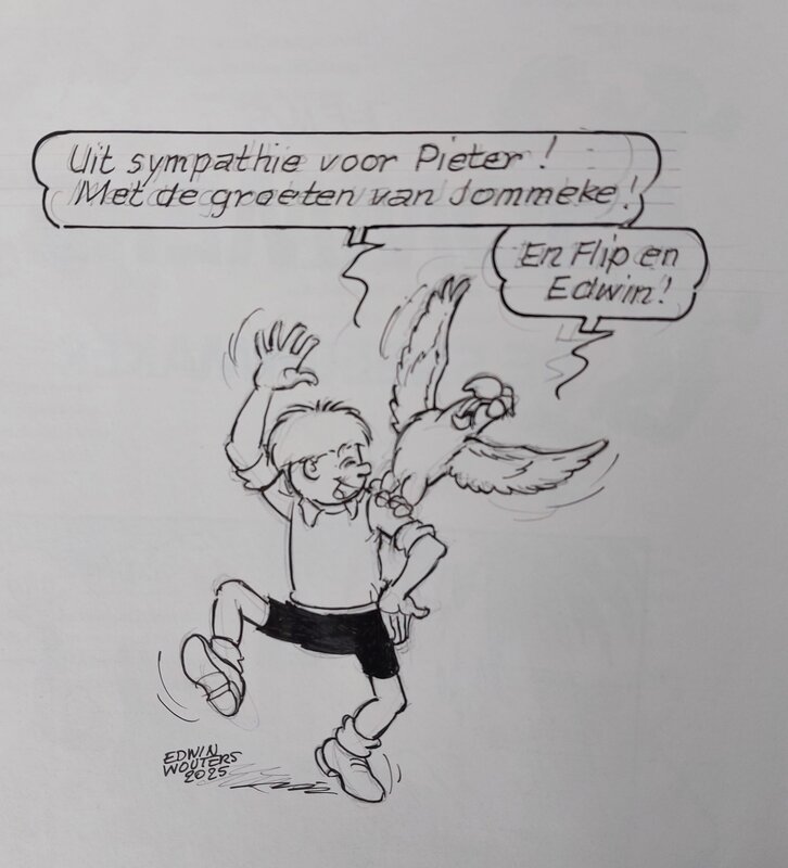 Jommeke en Flip by Edwin Wouters - Comic Strip