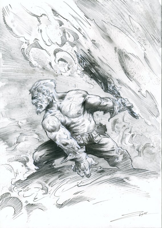 For sale - Redwin 1 by Pierre-Denis Goux - Original Illustration