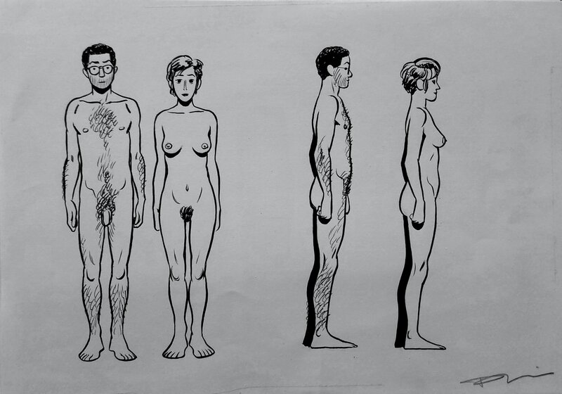 Frederik Peeters, Les Pilules Bleues - Le film - Illustration originale
