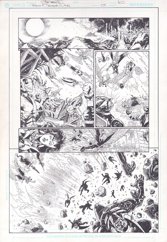 Joe Prado, Dave Gibbons, The Rann-Thanagar War - Comic Strip