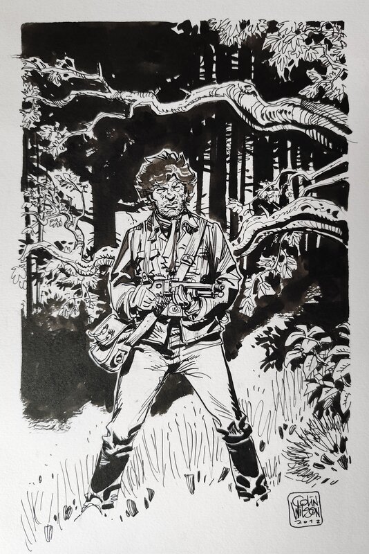 Blueberry par Colin Wilson - Illustration originale