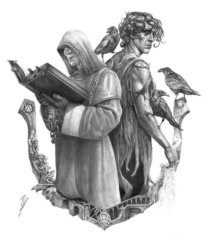 En vente - Destiny And Dream / sandman / pepe valencia - Illustration originale