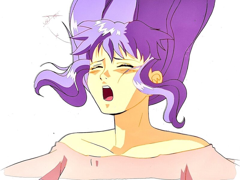 Akihito Yoshitomi, Koichi Mashimo, Eat Man, François, cellulo et doga de production originaux 1 (Studio Deen, 1997) - Original art