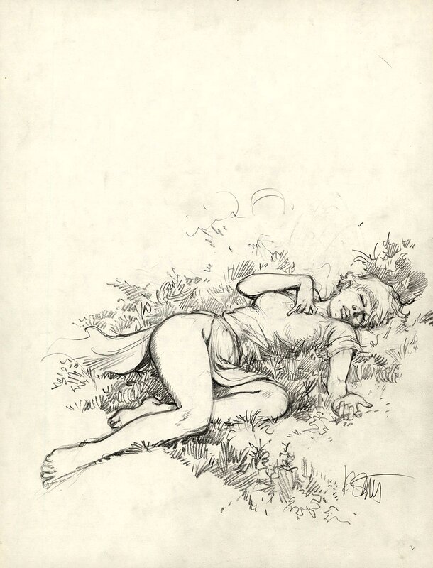 Grzegorz Rosinski, La complainte des Landes Perdues - Original Illustration