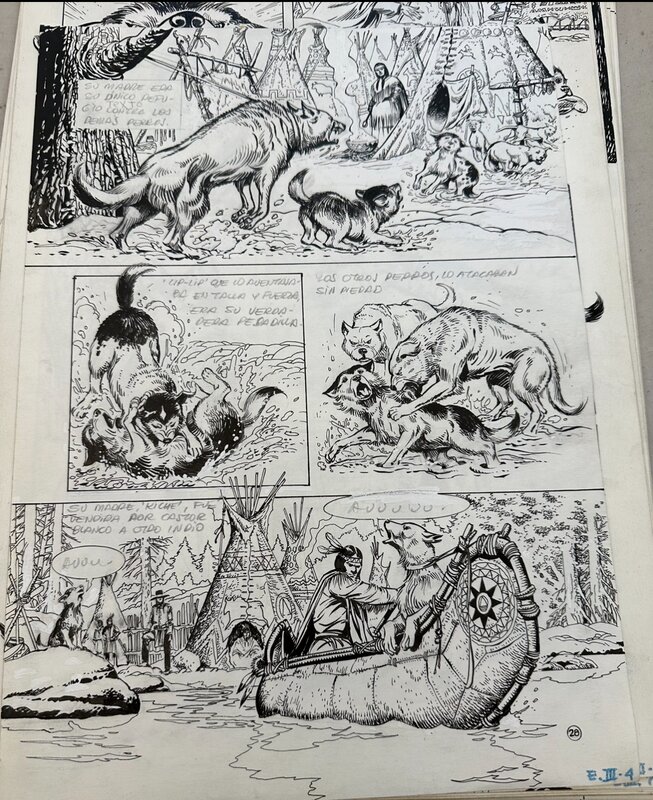 White Fang by César Spadari, Jack London - Comic Strip
